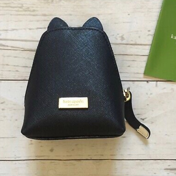 Kate Spade cat coin purse jazz things up NWT! - Picture 3 of 8